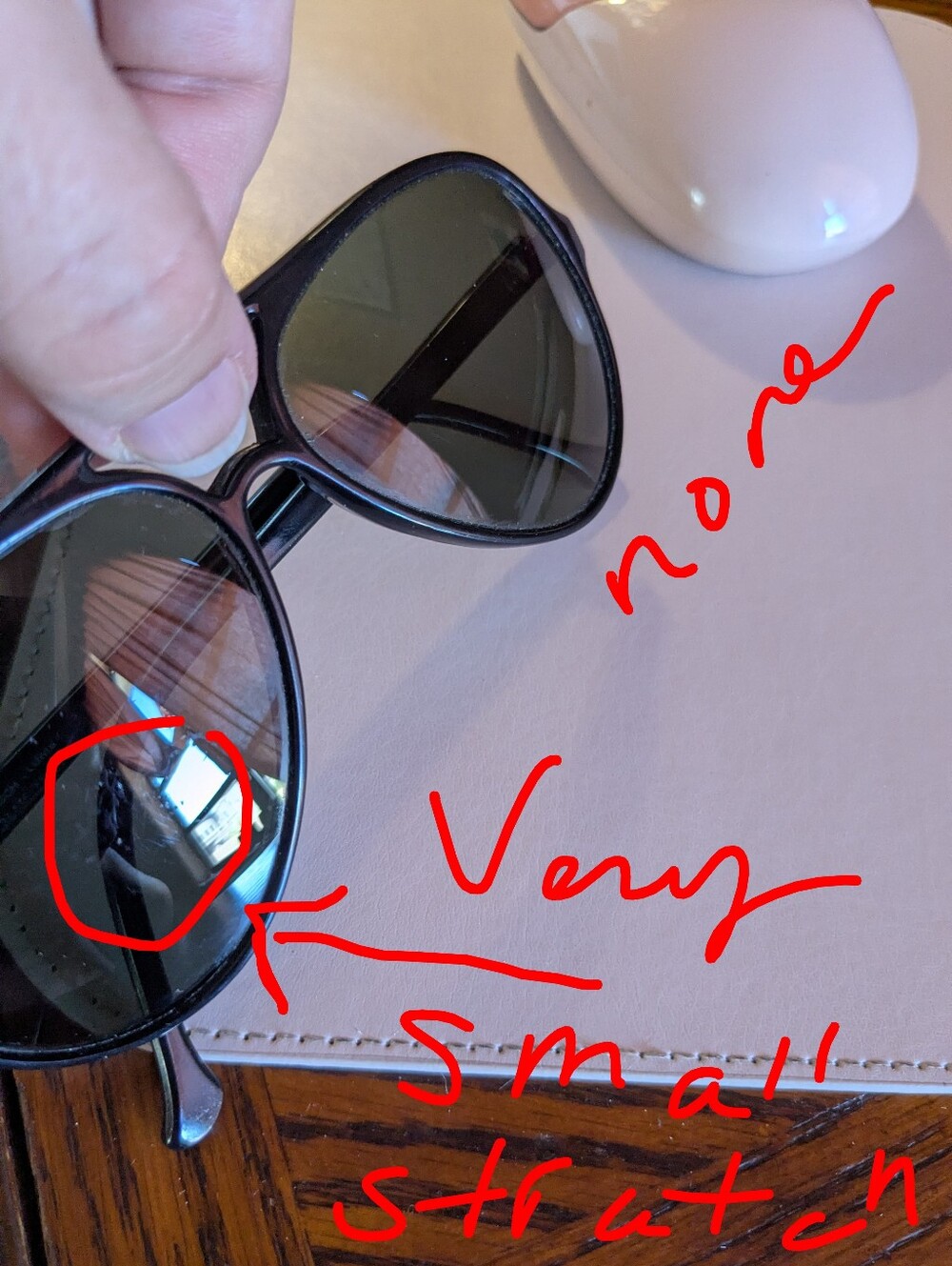 Vintage Ray-Ban Dark Black Aviators Cats - Picture 7 of 7